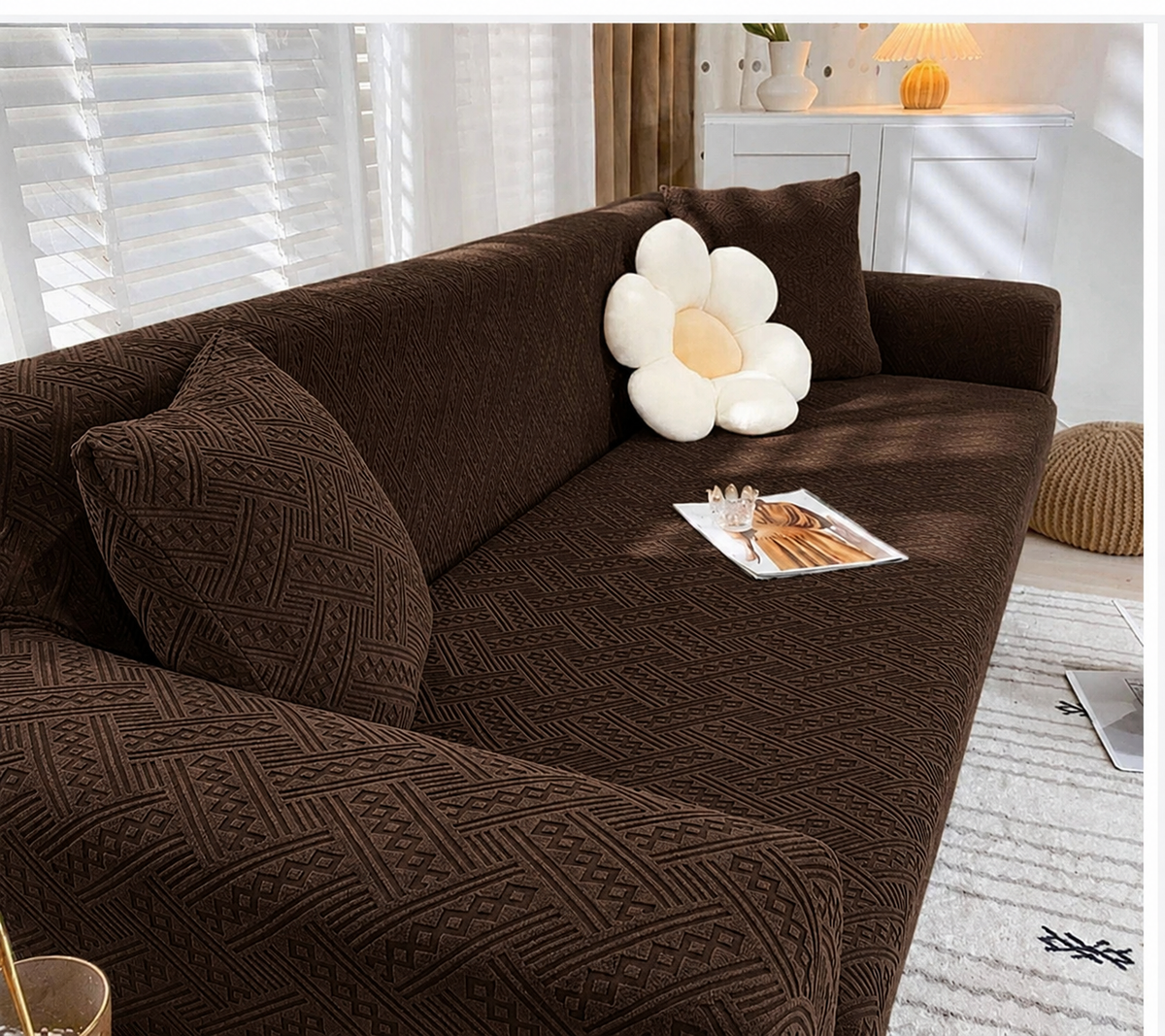 New Royal Wave Sofa Cover
