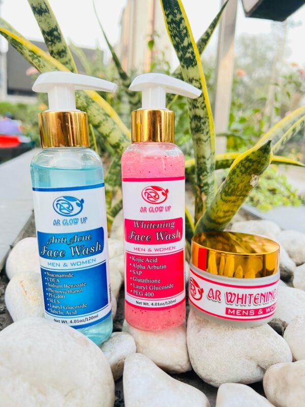 Anti acne +Whitening Facewash & Whitening Cream for men & women